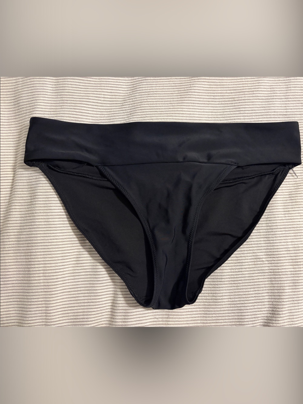 aerie Bikini Bottoms - Black - Size M